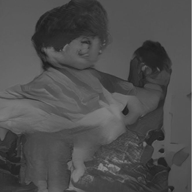 the same AI generated caption: A young girl is holding a teddy bear.