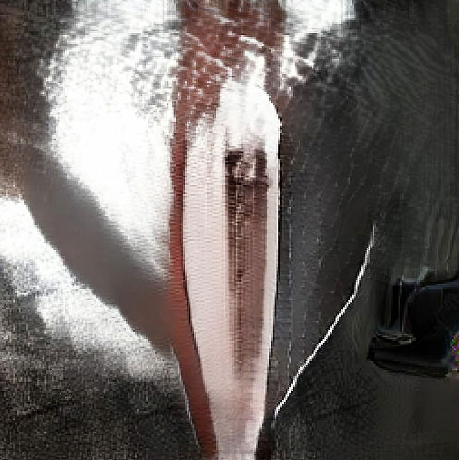 An AI generated artwork: A man in a suit and tie holding a camera.