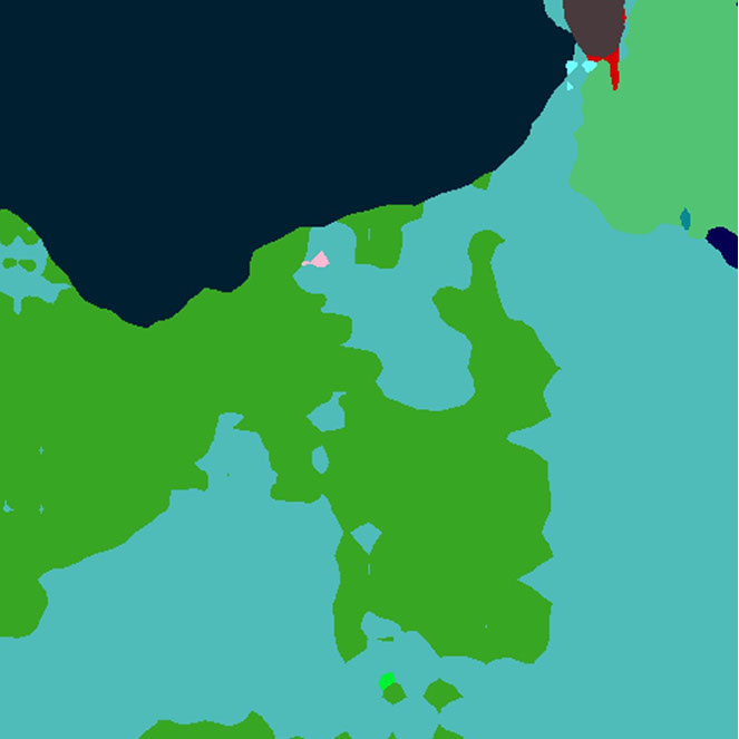 An AI generated artwork: A person is holding an umbrella in the rain.